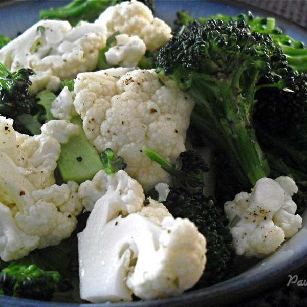 Broccoli and Cauliflower Salad
