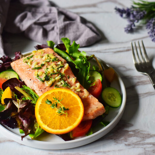 Orange Salmon Salad