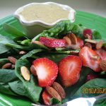Strawberry Spinach Chicken Salad