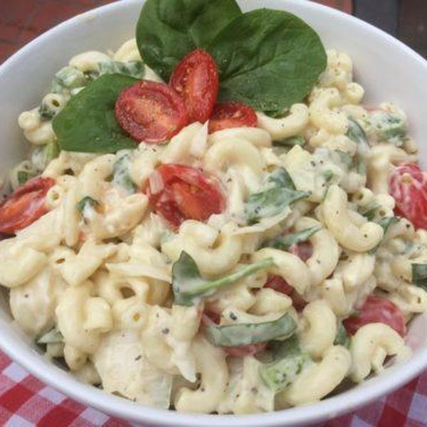 Macaroni Spinach Salad