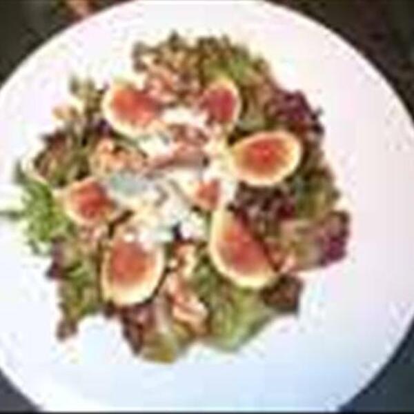 Fig, Cabrales, And Walnut Salad