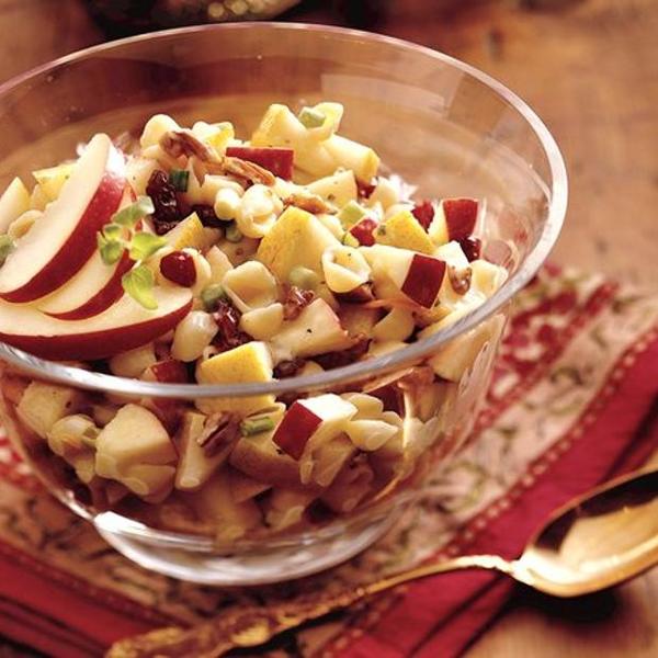Winter Fruit Pasta Salad