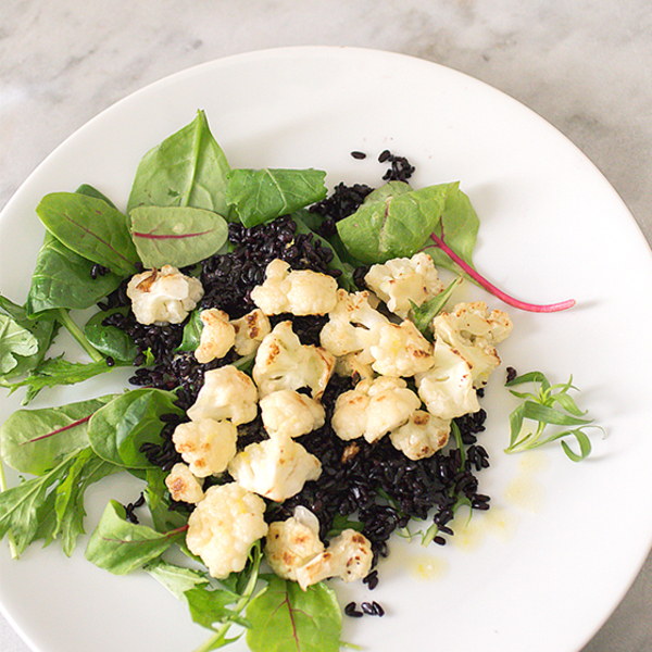 Forbidden Rice Salad with Cauliflower