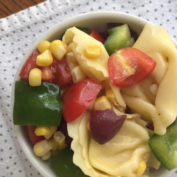 Summer Veggie Tortellini Salad