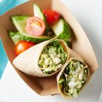 Chipotle Ranch Egg Salad Wraps