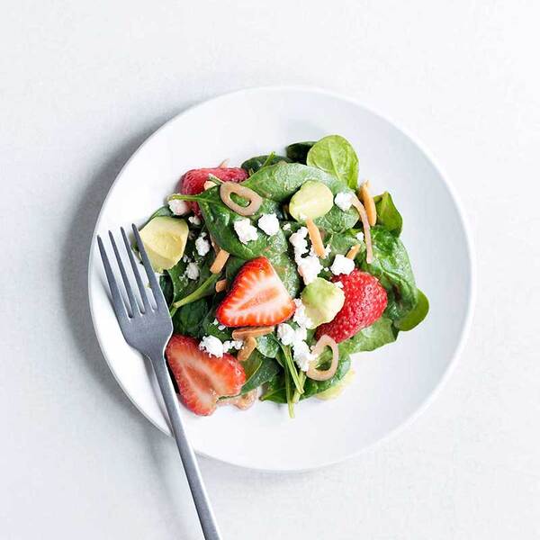 Strawberry Spinach Salad
