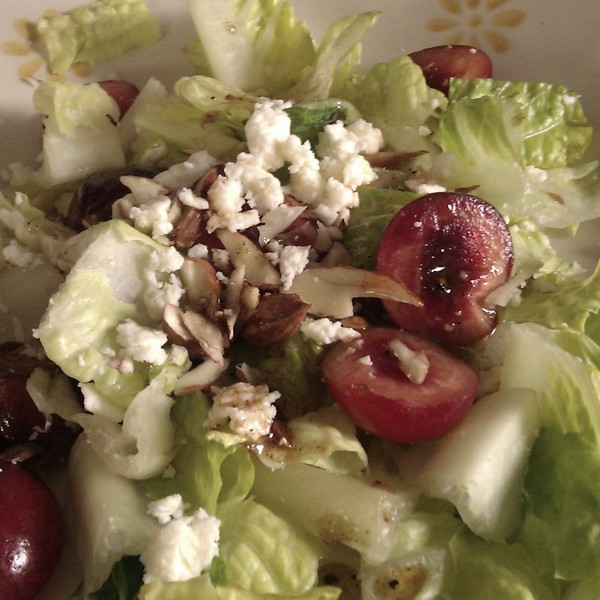 Stilton and Cherry Salad With Cinnamon Dressing