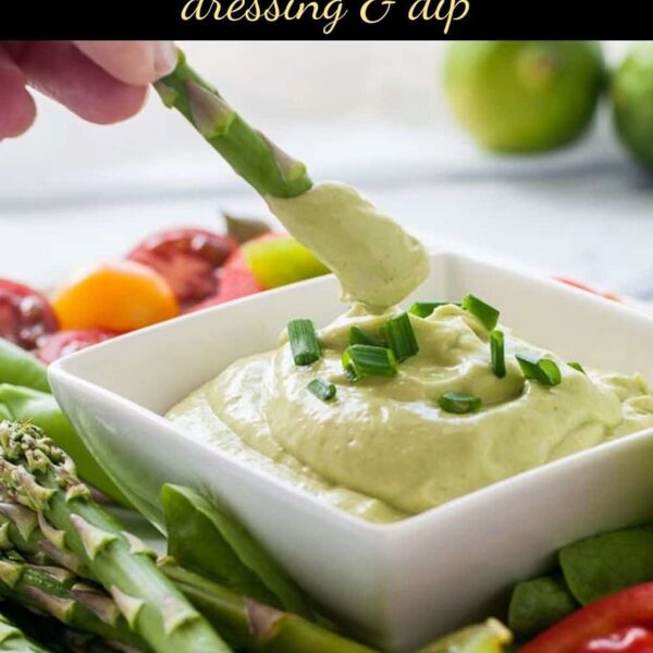 Mayo-Free Avocado Green Goddess Dressing