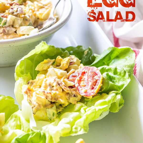 Keto Loaded Egg Salad