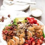 Chili Shrimp and Kale Salad With Honey Dij