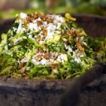 Shaved Brussels Sprouts Salad with Marcona Almonds and Pecorino