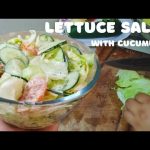LETTUCE SALAD with CUCUMBER & TOMATOES | HEALTHY SALAD