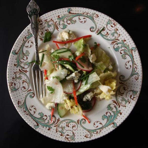Iceberg Salad With Blue Cheese Vinaigrette