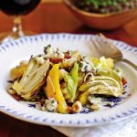 Roasted Celery Heart and Blue Cheese Salad