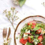 MARINATED FETA, WATERMELON + MINT SALAD