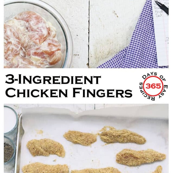 3 Ingredient Chicken Fingers