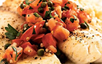 Broiled Tilapia with Tomato-Caper Salsa