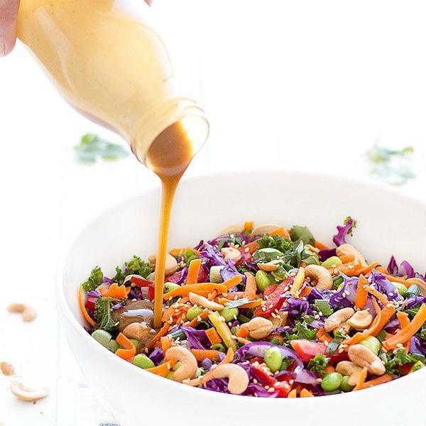 Asian Chopped Salad with Peanut Dressing