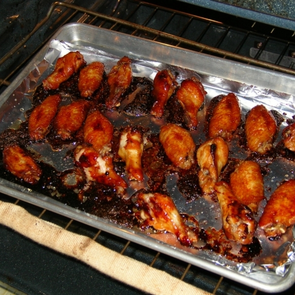 Sticky Maple Chicken Wings Recipe