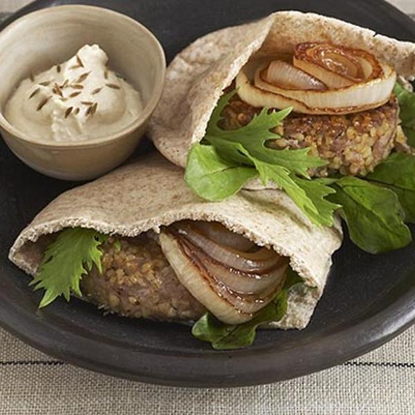 Lamb Burger Pittas