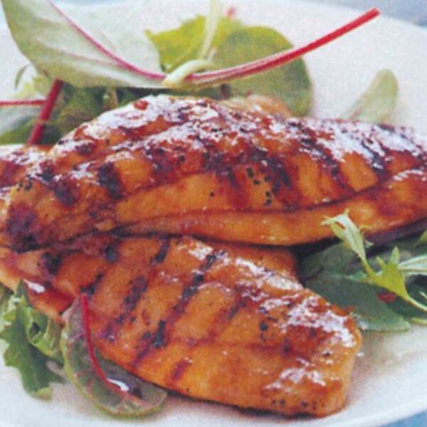 Sweet soy and ginger fish