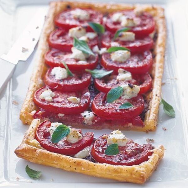 Tomato and tapenade galettes