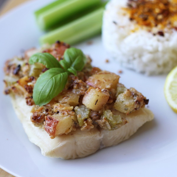 Lemony Waldorf Fish Fillets for Microwave