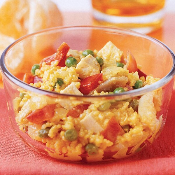 Curried Chicken Casserole in a Bowl