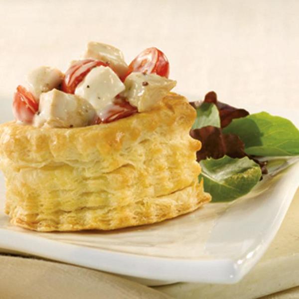 Creamy Caesar Chicken In A Shell