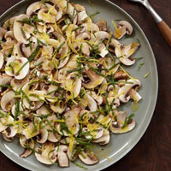 Mushroom Salad With Mint