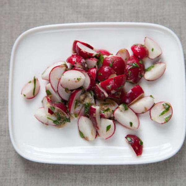 Radish Salad With Anchovy Sauce