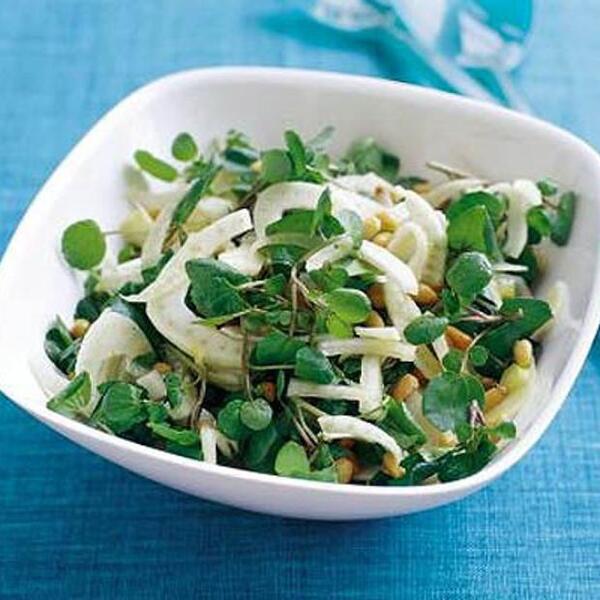 Fennel, Watercress & Pine Nut Salad