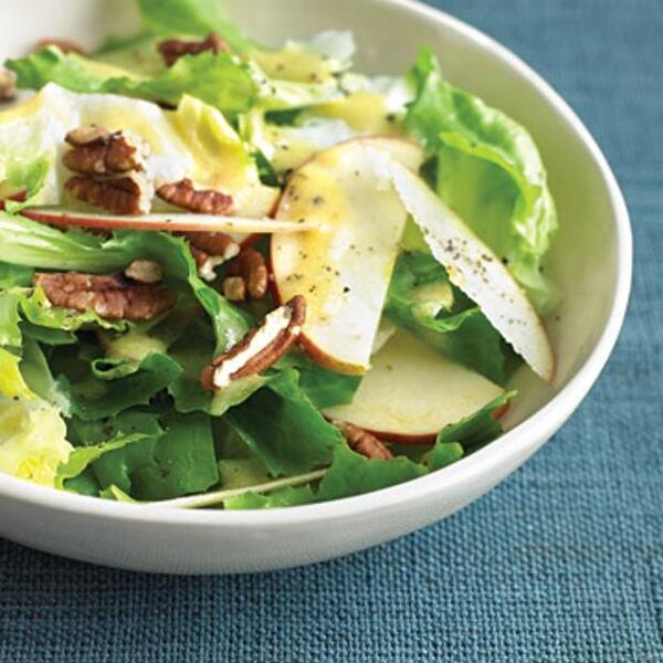 Escarole Salad With Apples And Pecans