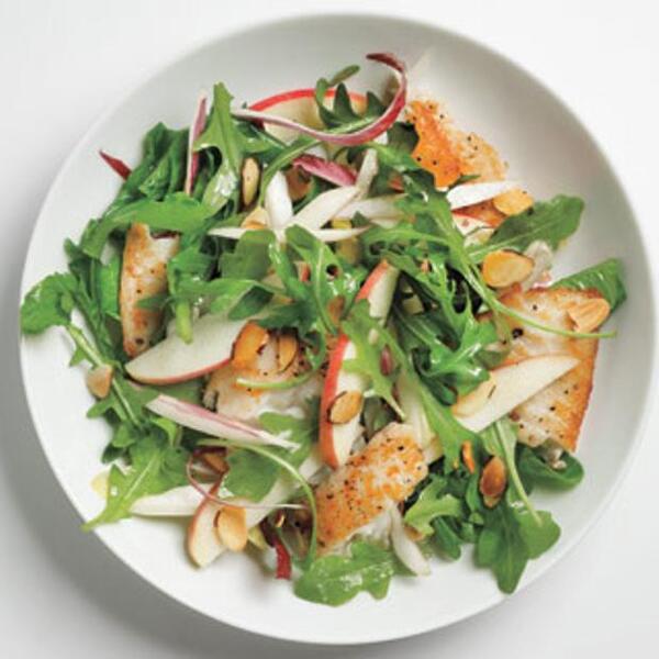 Tilapia Salad With Apples And Almonds