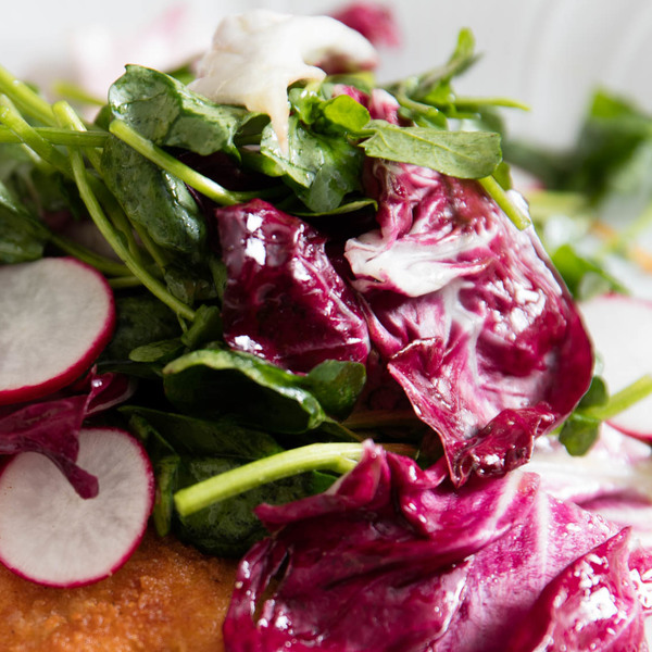 5-Minute Radicchio and Watercress Salad Recipe