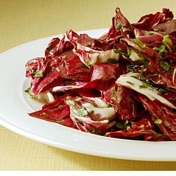 Radicchio & Parsley Salad With Lemon Vinaigrette