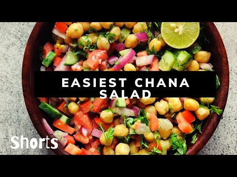 Easy Protein Salad| Chickpea Salad Recipe | Quick Salad Recipes #shorts