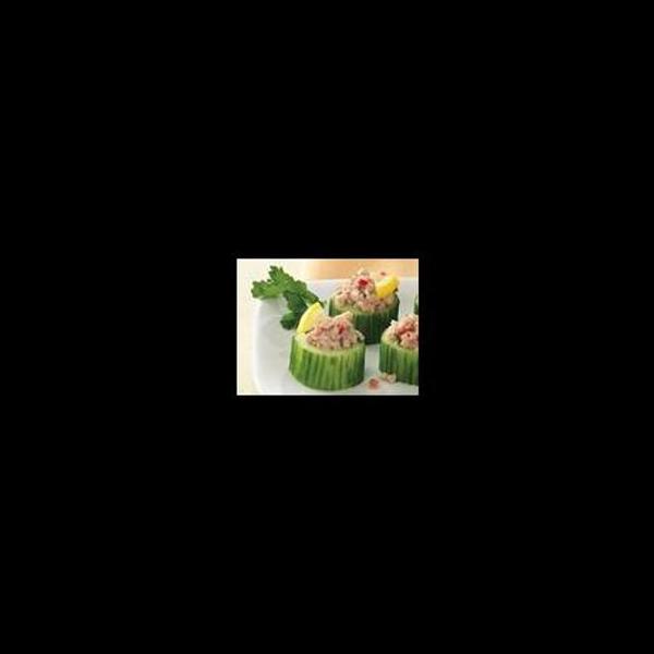 Ham Salad In Cucumber Cups