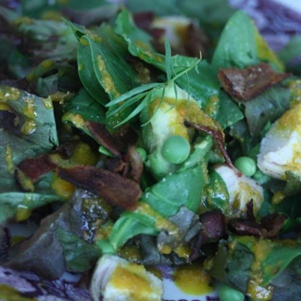 Cobb Salad With Carrot-Tarragon Vinaigrette