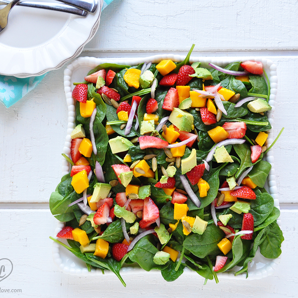 Margarita Salad with Tequila Lime Dressing
