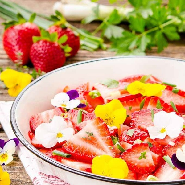 Herbed Strawberry Salad