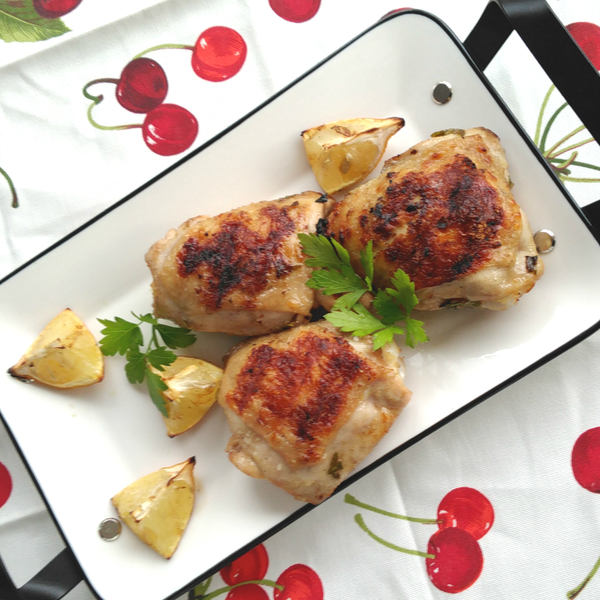 Lemon Grilled Chicken Thighs