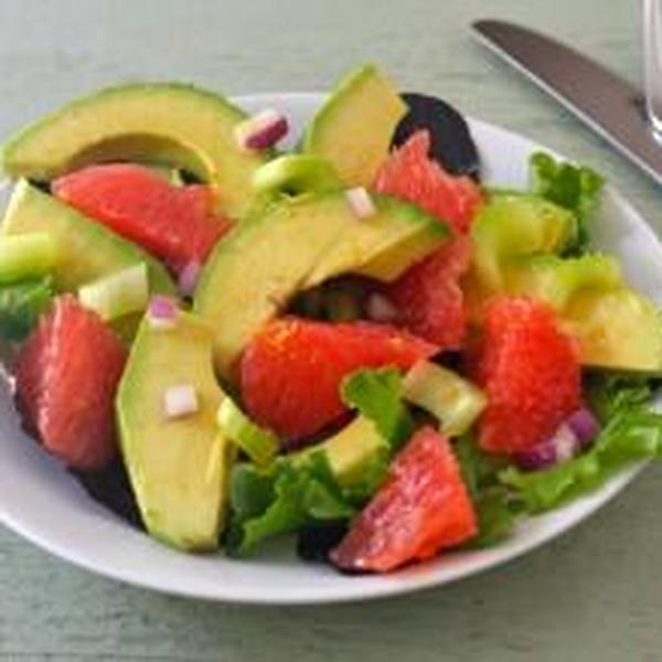 Avocado & Pink Grapefruit Salad
