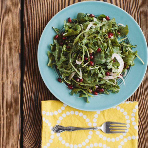 Preview Recipe: Pomegranate and Arugula Salad with Fennel and Blood-Orange Vinaigrette