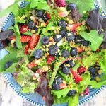 Blueberry Salad With Coconut Cilantro Dressing