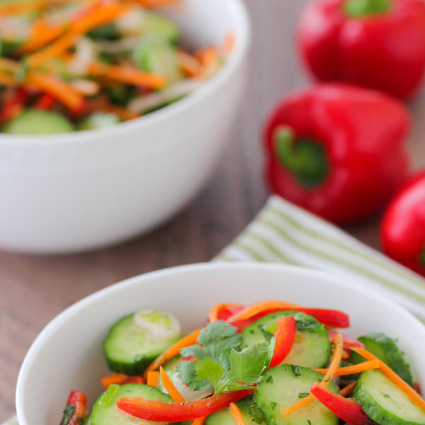 Crisp Cucumber Salad