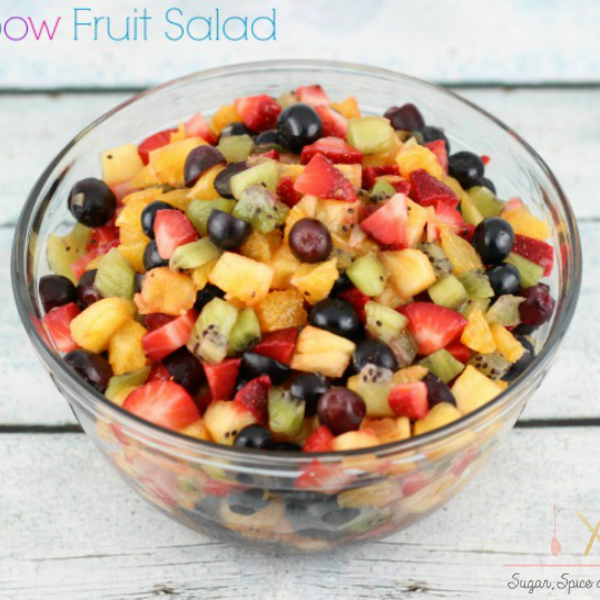 Rainbow Fruit Salad