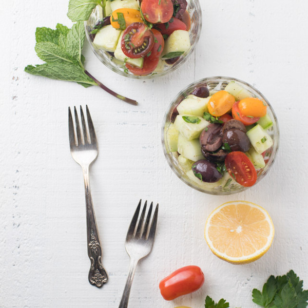 Mediterranean Cucumber Salad