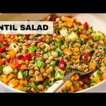 Mediterranean Lentil Salad Recipe | Vegan Salad Recipe