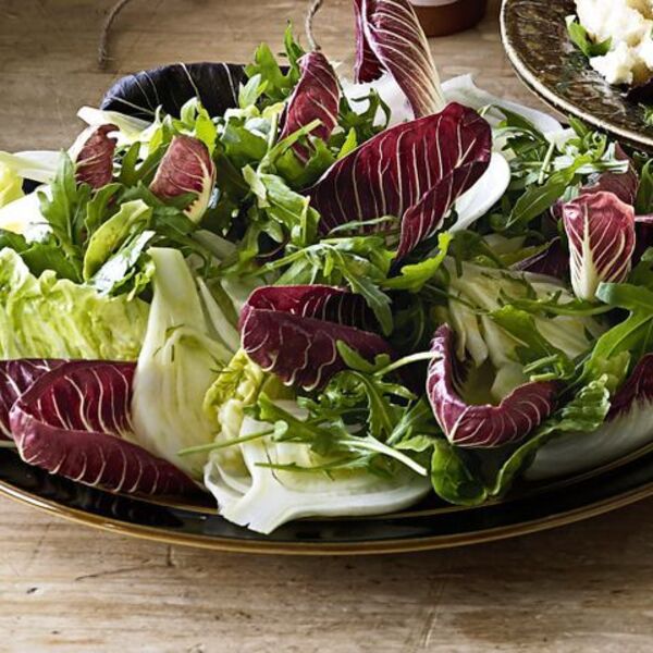 Fennel and radicchio salad